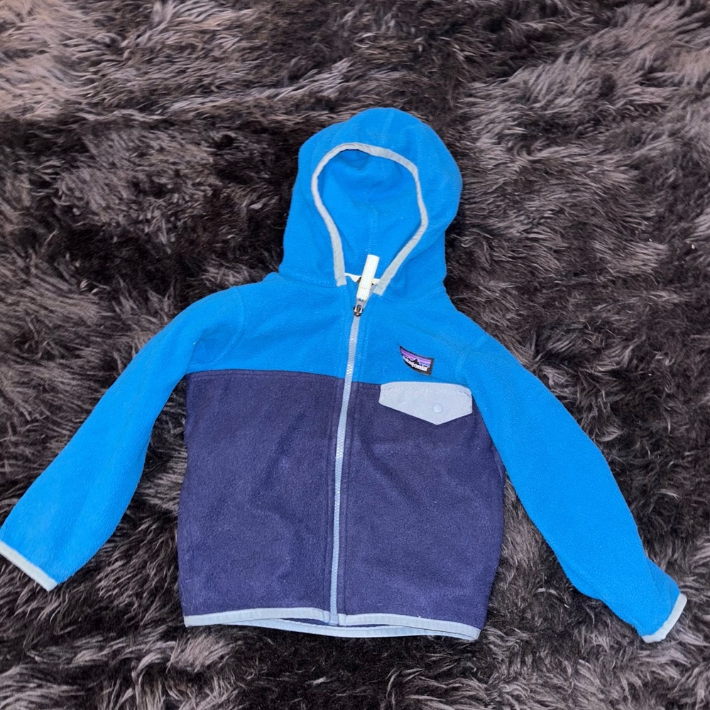 Patagonia Kids' Micro D® Snap-T® Fleece Jacket - Blue
